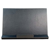 Classic Black Leather Tablet Stand